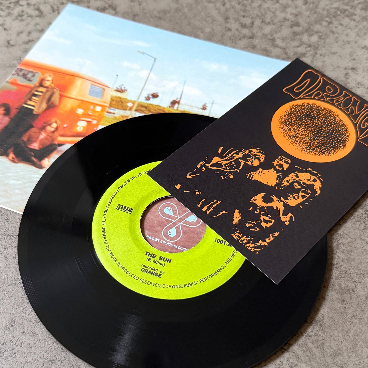 ORANGE ---7"--- PICTURE SLEEVE