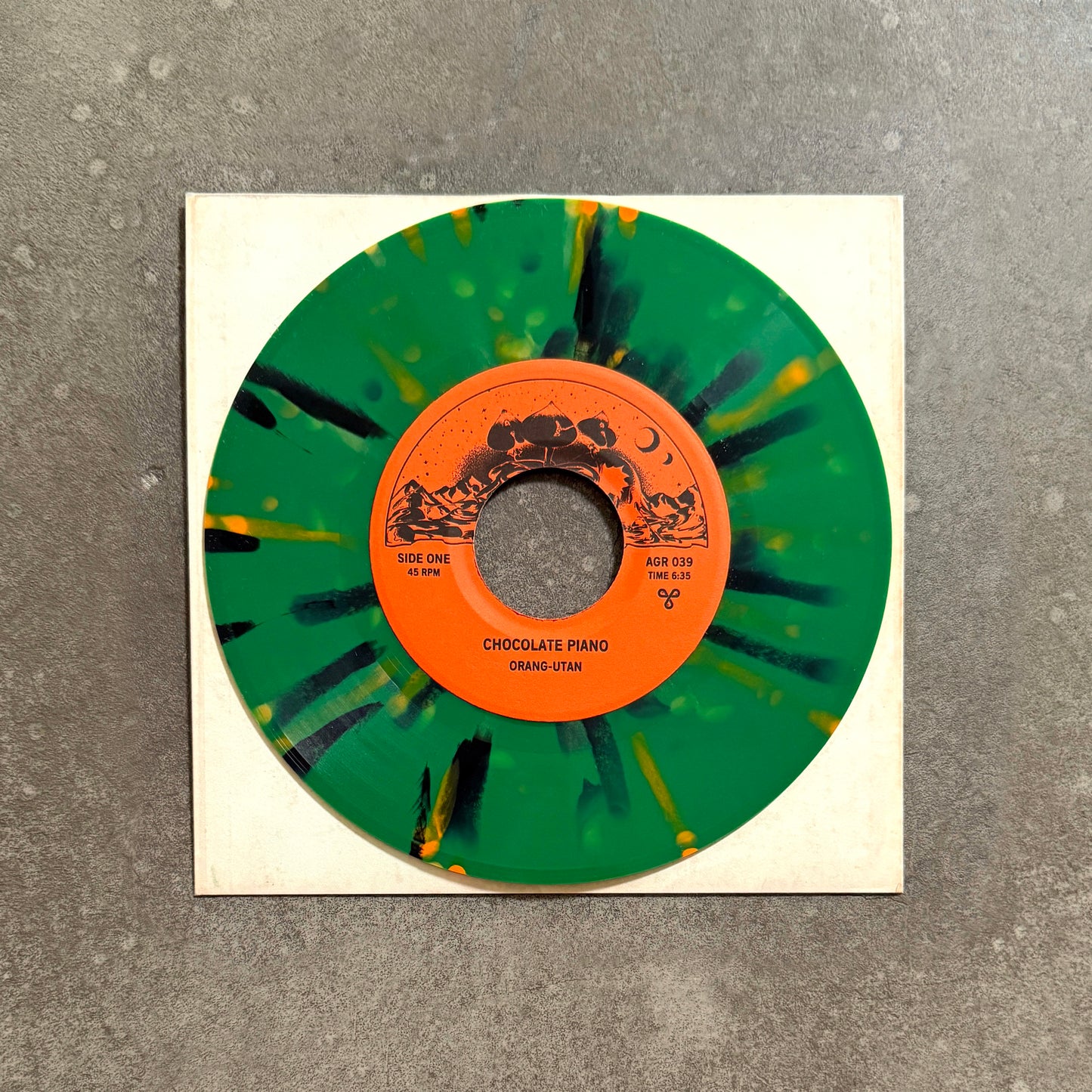 ORANG-UTAN/BULLDOZER - HEAVY DJ SPLIT 7" #1 - SPLATTER VINYL - EDITION OF 100