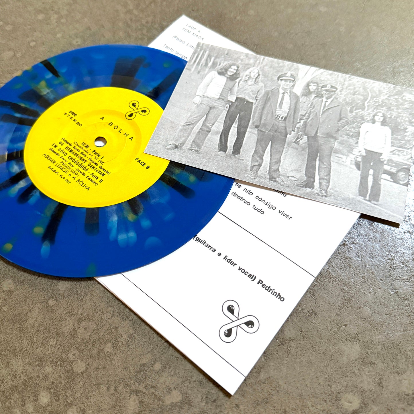 A BOLHA ---7"--- PICTURE SLEEVE - SPLATTER VINYL - EDITION OF 100