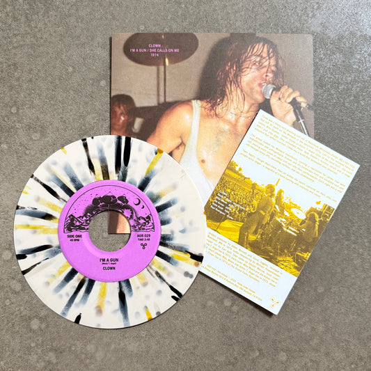 CLOWN ---7"--- PICTURE SLEEVE - SPLATTER VINYL - EDITION OF 100