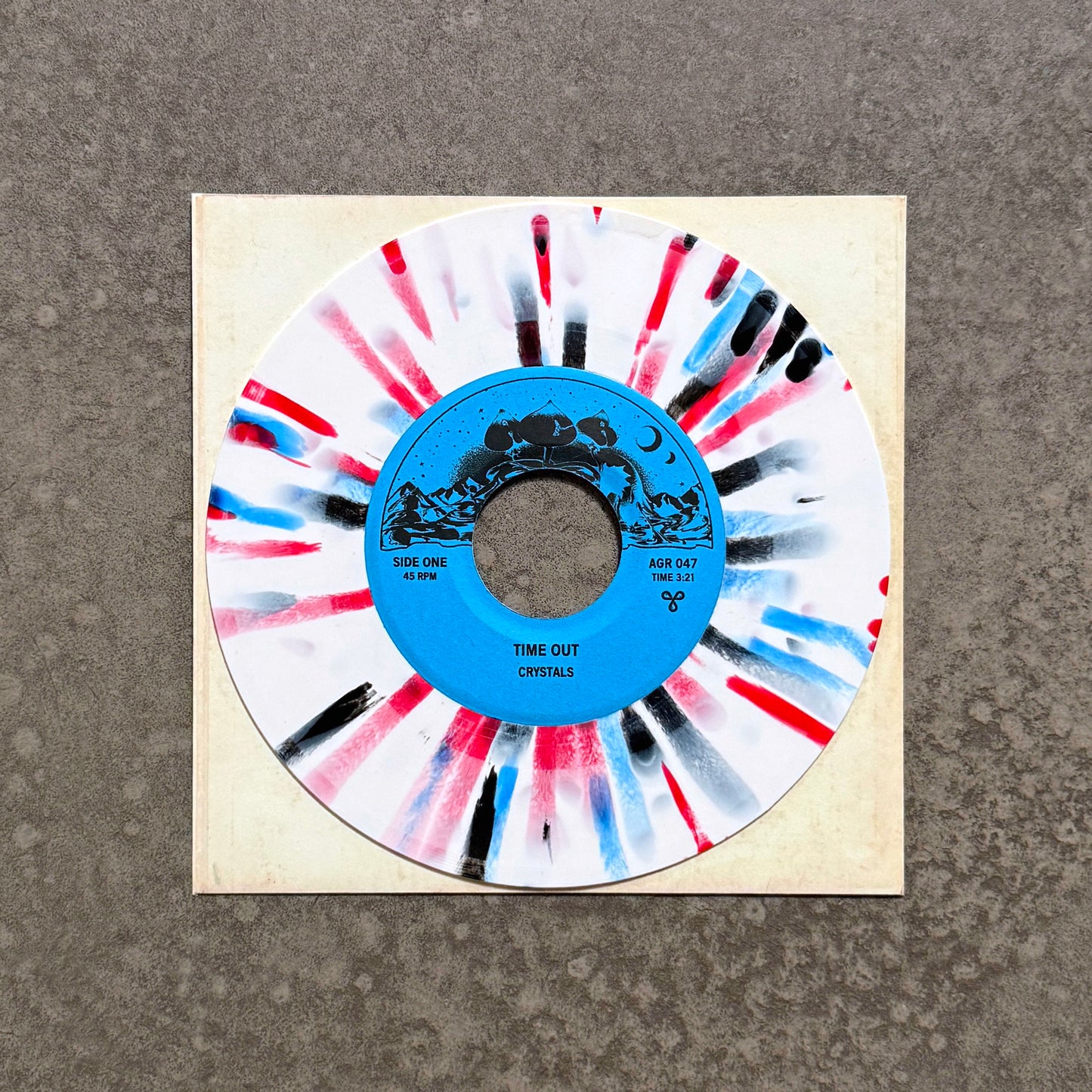 CRYSTALS/HEAVY GUN - HEAVY DJ SPLIT 7" #4 - SPLATTER VINYL - EDITION OF 100