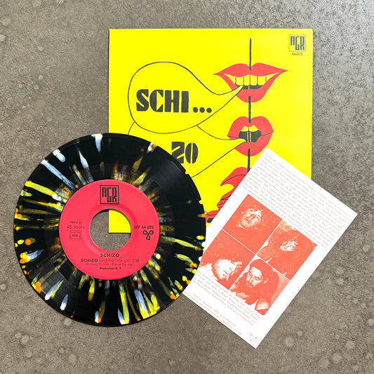 SCHIZO ---7"--- PICTURE SLEEVE - SPLATTER VINYL - EDITION OF 100