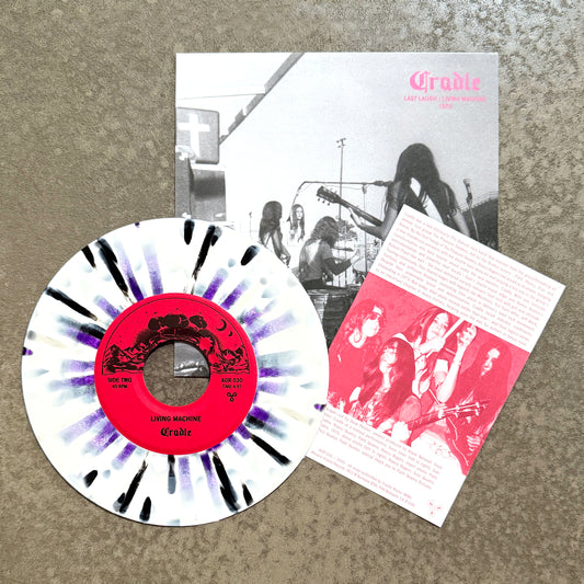 CRADLE ---7"--- PICTURE SLEEVE - SPLATTER VINYL - EDITION OF 100