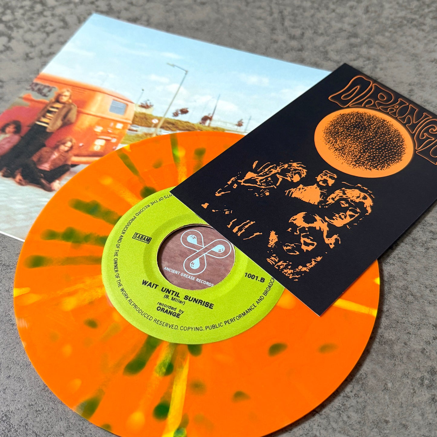 ORANGE ---7"--- PICTURE SLEEVE - SPLATTER VINYL - EDITION OF 100
