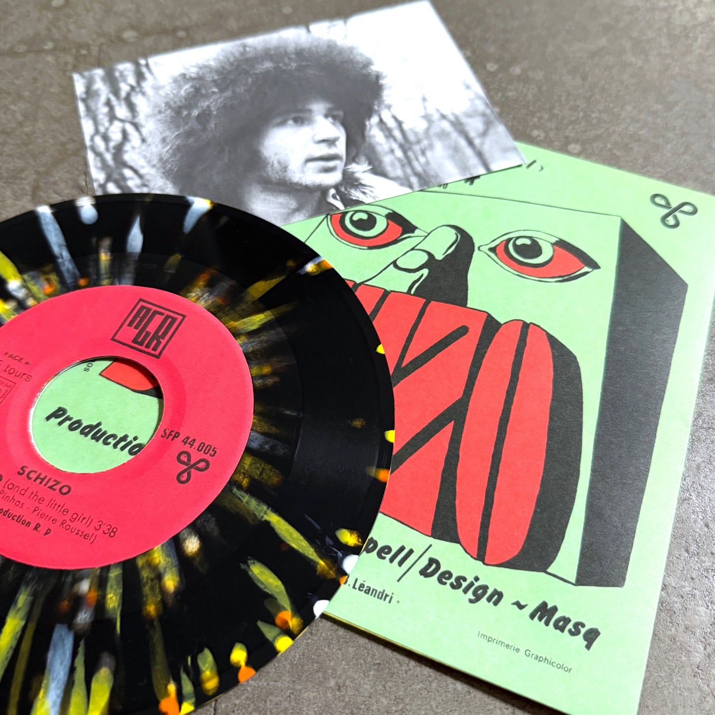 SCHIZO ---7"--- PICTURE SLEEVE - SPLATTER VINYL - EDITION OF 100