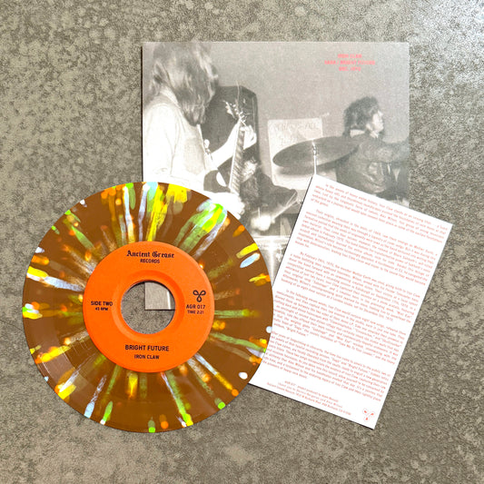 IRON CLAW ---7"--- PICTURE SLEEVE - SPLATTER (BROWN) - EDITION OF 18