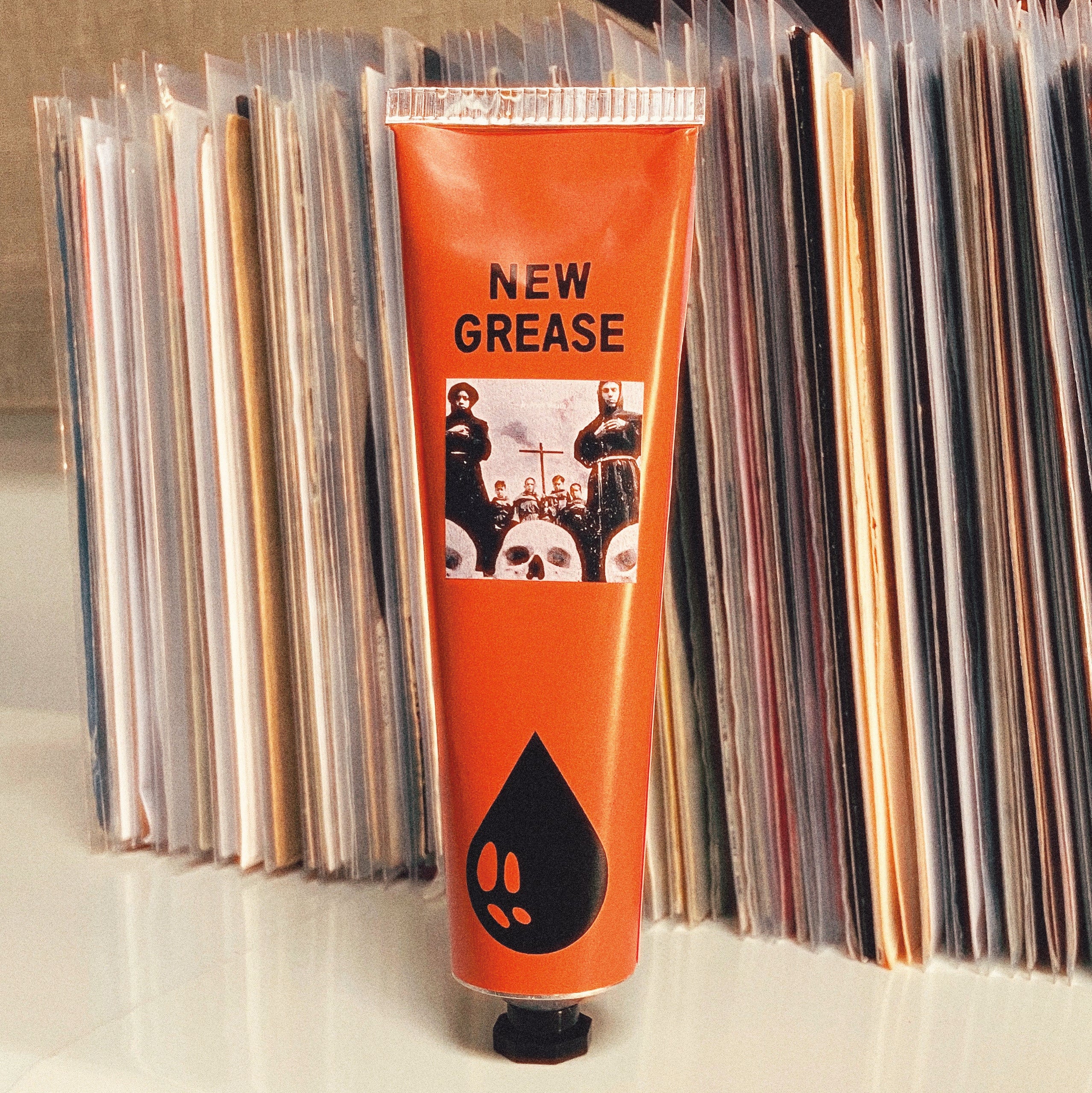 SHOP STASH GREASE TUBE DISPLAY/PROMO ITEM – ANCIENT GREASE RECORDS